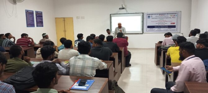 Guest Lecture on Recent Trends on Advance Machining Processes